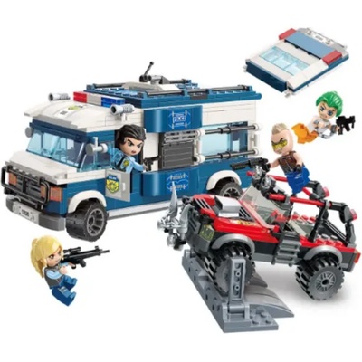 Qman Конструктор, Qman, MineCity, Отвличане на Черната Мария, 608 части