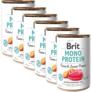 Brit Консерва Brit Mono Protein Tuna & Sweet Potato 6 x400 г