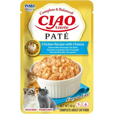 INABA CAT CIAO ENTRÉE PATE kuracie mäso a syr 40 g