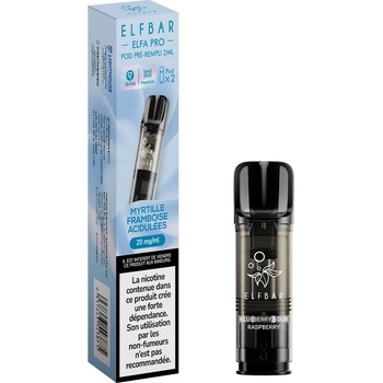 ElfBar Elfa Pro cartridge Blueberry Sour Raspberry 2x2ml 20 mg