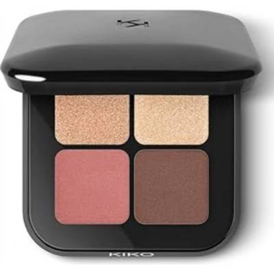 KIKO Bright Quartet Eyeshadow Palette Сенки за очи 3, 5g