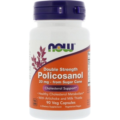 Now Foods Policosanol Plus 20 mg 90 veg. kapslí