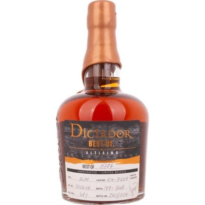 Dictador 1977 Altisimo 48% 0,7 l (holá láhev)