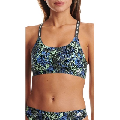 adidas Active Micro Flex Scoop Lounge Bra - Blue&Print