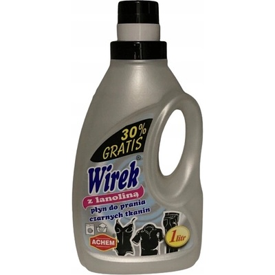 Wirek s lanolinou tekutý prací prostředek pro ochranu černých tkanin 1 l