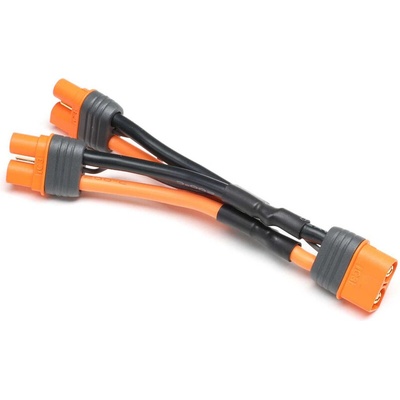 Spektrum paralelní Y-kabel IC3 přístroj / 2xIC3 baterie 7.5cm 12AWG SPMX-1113