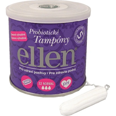 Ellen Probiotické tampóny - ECO Normal 22 ks