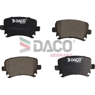 Sada brzdových platničiek kotúčovej brzdy DACO Germany 324775