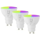 IMMAX NEO SMART sada 3x LED žárovka GU10 4,8W RGB+CCT barevná a bílá, stmívatelná, Zigbee, TUYA 07777C