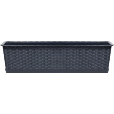 Prosperplast RATOLLA CASE P truhlík s miskou 58,7x17,3x15cm antracit ISR600P