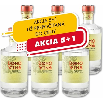 St. Nicolaus Domovina Hruškovica 42% 0,7 l (čistá fľaša)
