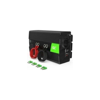 Green Cell Инвертор green cell inv08 12v → 220/230v, 1000w (2000w пик), Модифицирана синусоида