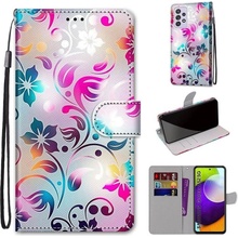 Púzdro Trendy Cross case Pestrofarebné Samsung Galaxy A52 / A52 5G / A52s 5G kvet
