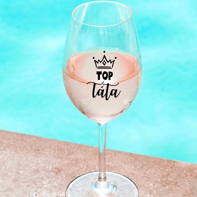Ahome sklenice na víno TOP táta 450 ml