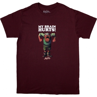 Monty Python tričko My Brain Hurts červené