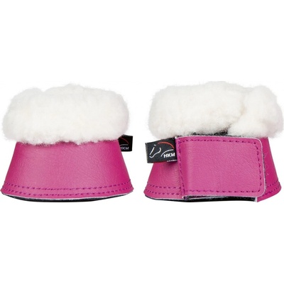 HKM Zvony neoprenové Comfort s beránkem cranberry