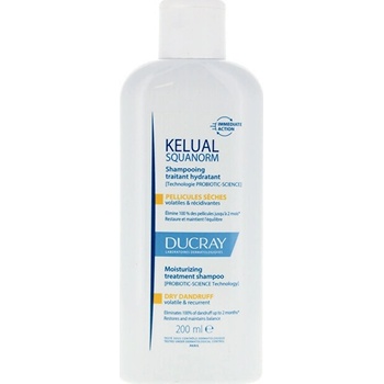 Ducray Kelual Squanorm Hydratačný ošetrujúci šampón proti suchým lupinám 400 ml