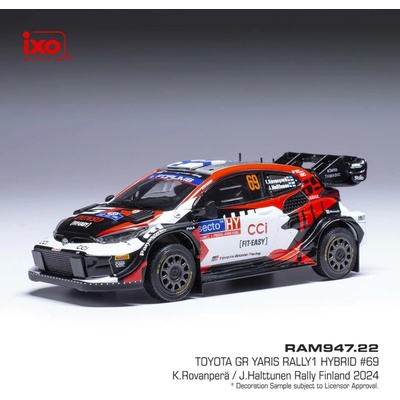 IXO Toyota GR Yaris Rally1 Rally Finland 2024 69 Rovanperä Halttunen 1:43