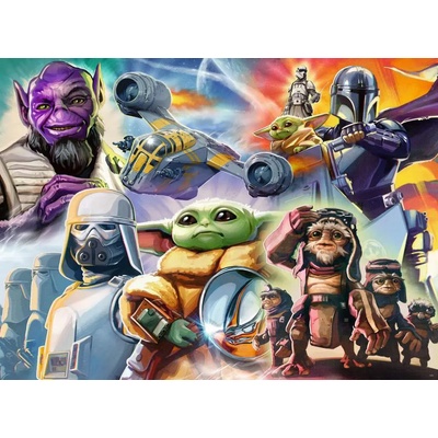 Ravensburger - Puzzle Star Wars: Mandalorian - 500 piese