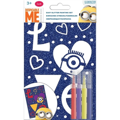 Revontuli Toys Oy Творчески комплект Revontuli Toys Oy - Оцвети сам блестяща картина, Миньоните (66785)