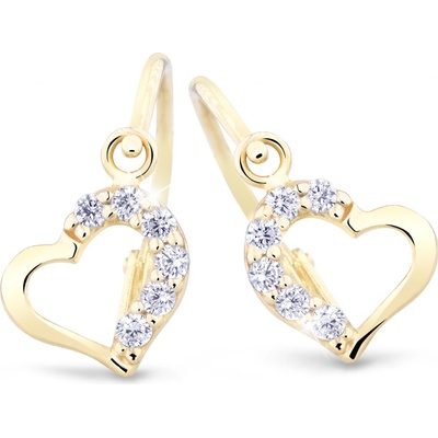 Cutie Jewellery dětské ze žlutého zlata C2757-10-X-1 bílá