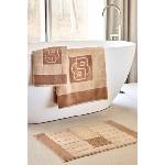 BOSS килим за баня памучен DOUBLEB Beige 50 x 70 cm (1072575)