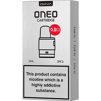 Oxva ONEO cartridge 0,8 ohm 3 ks