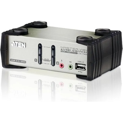 ATEN KVMP превключвател, ATEN CS1732B, 2-портов, PS/2-USB, VGA, Audio, OSD (CS1732B-A7-G)