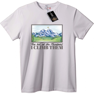 NOONEBRAND Тениска Планински Катерач - 2XL, Black