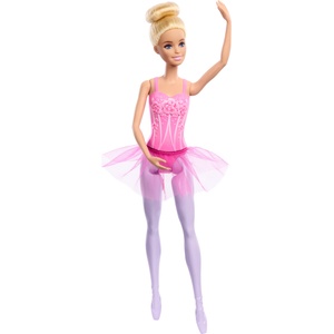 Barbie Кукла Barbie - Балеринa, с руса коса и розова рокля (HRG34)