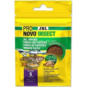 JBL Храна пръчици размер S за всички видове аквариумни рибки JBL PRONOVO INSECT STICK S 20ml (J3130018)