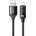 USAMS iPhone 14 Plus USAMS U78 кабел за данни USB - Lightning, LED дисплей, ЧЕРЕН SJ543USB01 (SJ543USB01)