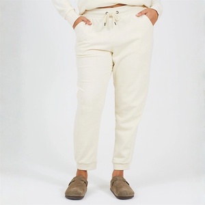 Brave Soul Дамски анцуг Brave Soul Womens Plus Size Solid Colour Jogging Bottoms - Cream