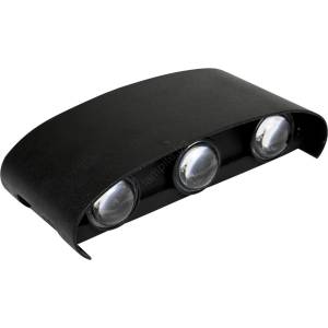 HÖFFTECH - LED Външно стенно осветително тяло UP&DOWN 6xLED/1W/230V IP65 (P7893)