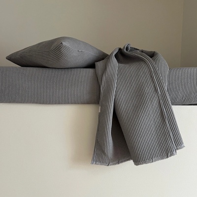 Aesthetic Vaflová deka letní Šedá titanová (Graphite Grey) 150x20