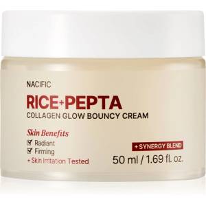 Nacific Rice + Pepta Collagen Glow Bouncy Cream озаряващ крем за лице с хидратиращ ефект 50ml