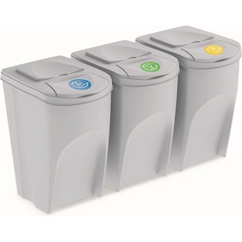 Prosperplast SORTIBOX 3 x 35 l popolavá IKWB35S3-427C
