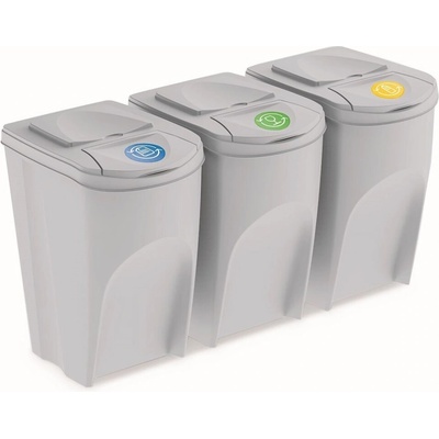Prosperplast SORTIBOX 3 x 35 l popolavá IKWB35S3-427C