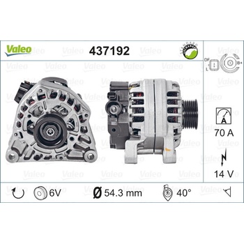 VALEO Alternátor 437192