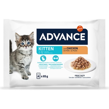 Advance Kitten kuřecí 52 x 85 g
