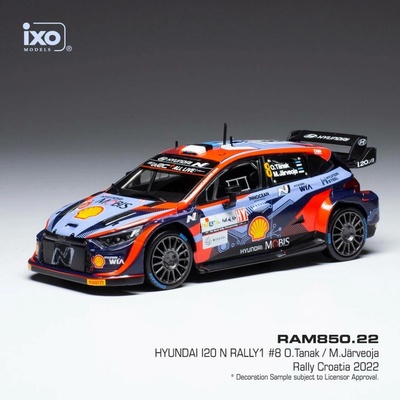 IXO Hyundai i20 N Rally1 Rally Crotia 2022 8 Tänak Järveoja 1:43
