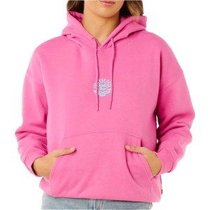 Rip Curl Дамски суичър Rip curl Women's Icons Of Surf Heritage Hood Hoodie - Super Pink - размер XS (117-3545-0212)