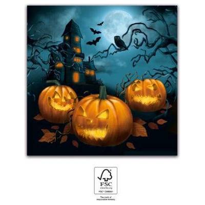 Procos EKO Papierové obrúsky Halloween 33x33 cm 20 ks