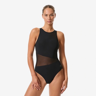 Arena dámske plavky Feel Women's Mesh Panels Vent Back Swimsuit