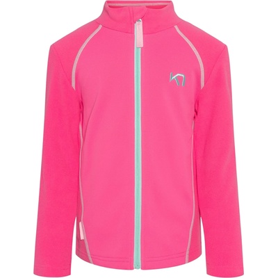 Kari Traa Детско поларено яке Kari Traa Kid's Kari Full Zip Fleece Fleece jacket - Bright Pink - размер 110 (EU) (703-6420-0112)