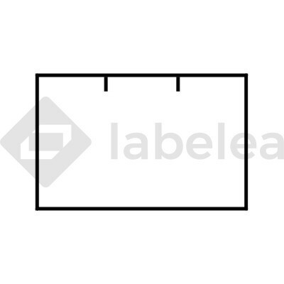 Labelea Samolepiace etikety do klieští, 25x16 mm Contact biele obdľžnikové, lepidlo na mrazené povrchy, Farba etikiet Biela ECZ2516COO36W