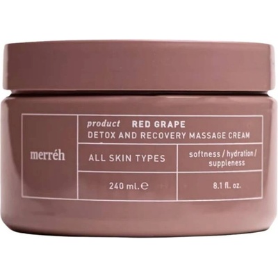 Merréh Red Grape Възстановяващ масажен крем, 240 ml