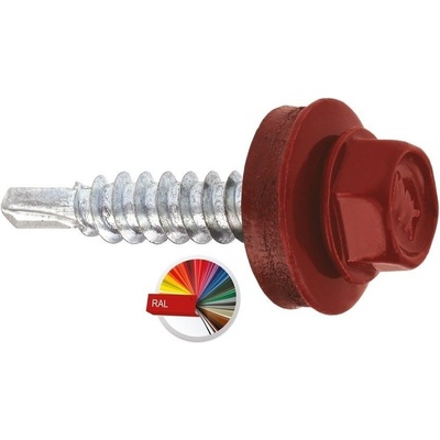 Klimas Farmářský šroub s podložkou RAL 390 (7003) 4,8 x 20 mm (250ks)