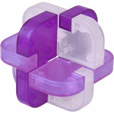 JOKOMISIADA Hlavolam Puzzle Lock fialový