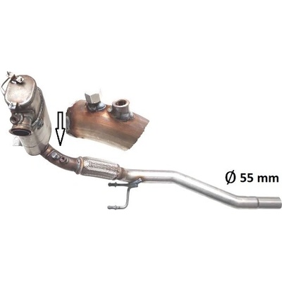JMJ 1234DPF filtr výfuku AUDI A3 2 (03-13) 2.0 TDi , AUDI A3 2 Sportback (03-15) 2.0 TDi , SEAT Altea 1 (04-15) 1.6 TDi , SEAT Altea 1 (04-15) 2.0 TDi , SEAT Altea XL 1 (06-15) 1.6 TDi , SEAT Altea XL